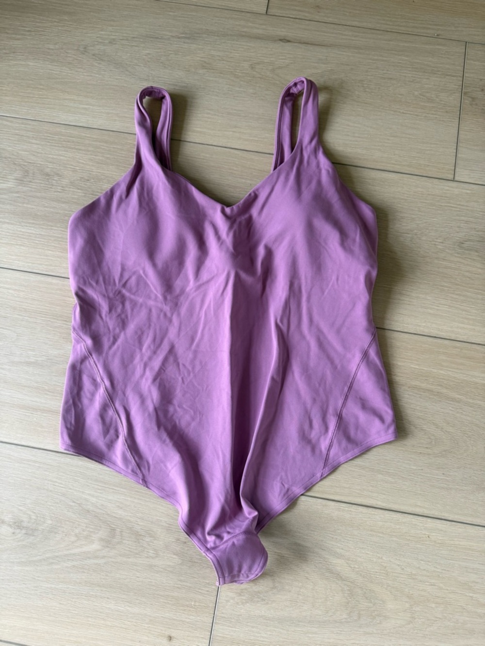 NWT lululemon align athletica Mauve V-Neck Tank Bodysuit